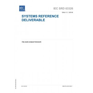 IEC /SRD 63326 Ed. 1.0 en:2025