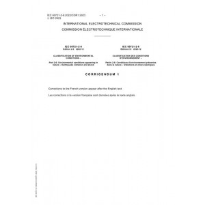 IEC 60721-2-6 Ed. 2.0 b Cor.1:2023