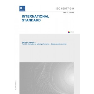 IEC 62977-3-9 Ed. 1.0 en:2023